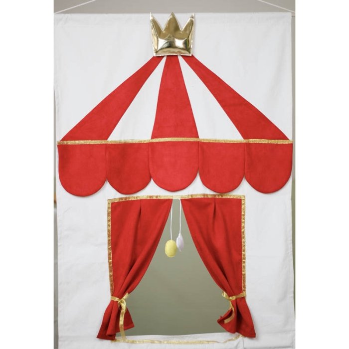 پرده نمایش عروسکی رنگ قرمزکد P/4118586/GH