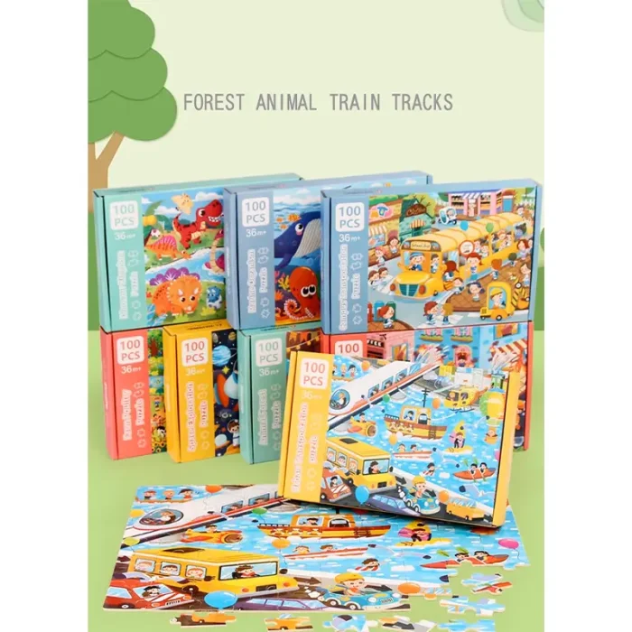 پازل 100 تکه مدل حمل و نقل دریایی کد 363867