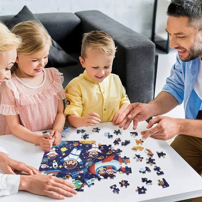 پازل 100 تکه مدل فضانورد کد 363881