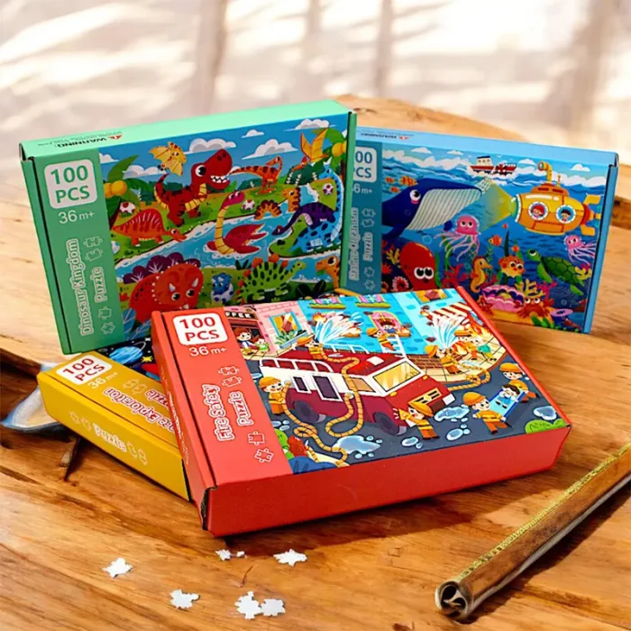 پازل 100 تکه مدل حمل و نقل جاده ای کد 363843