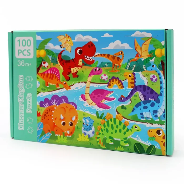پازل 100 تکه مدل دنیای دایناسور کد 363935