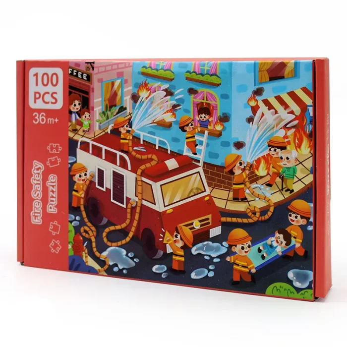 پازل 100 تکه مدل آتش نشان کد 363942