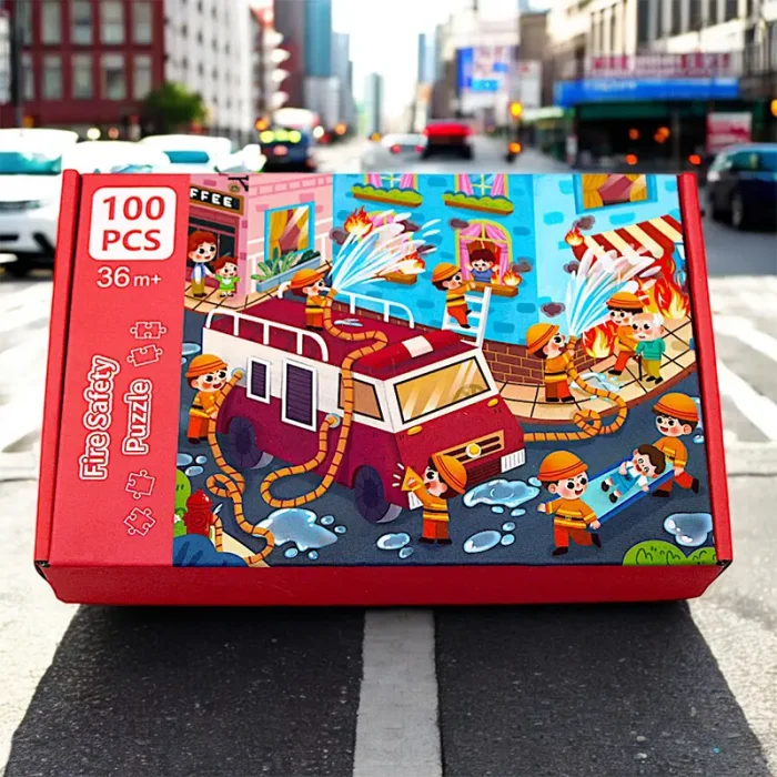 پازل 100 تکه مدل آتش نشان کد 363942