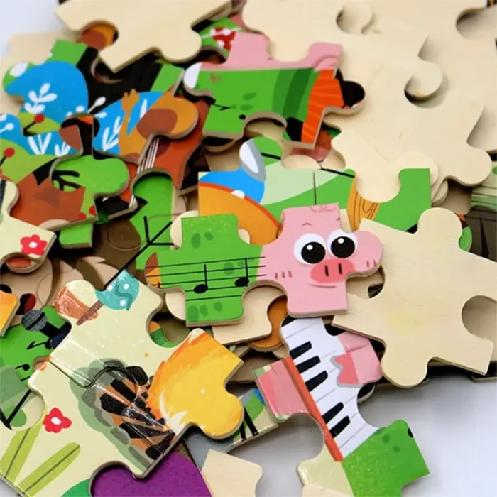 پازل 100 تکه مدل حیوانات جنگل کد 363850