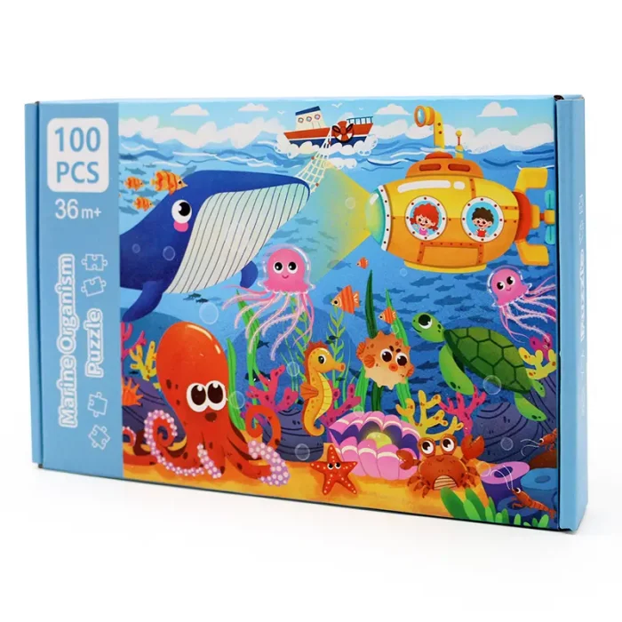 پازل 100 تکه مدل حیوانات دریا کد 363928