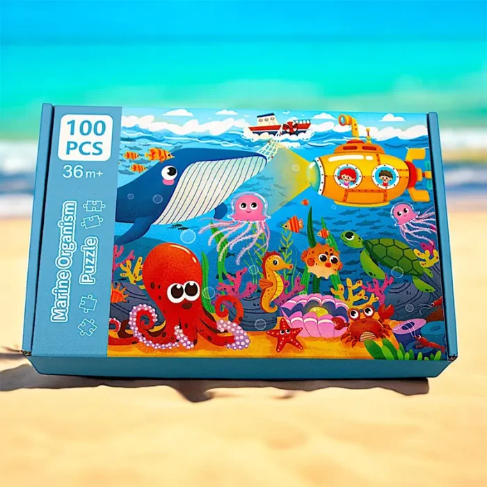 پازل 100 تکه مدل حیوانات دریا کد 363928