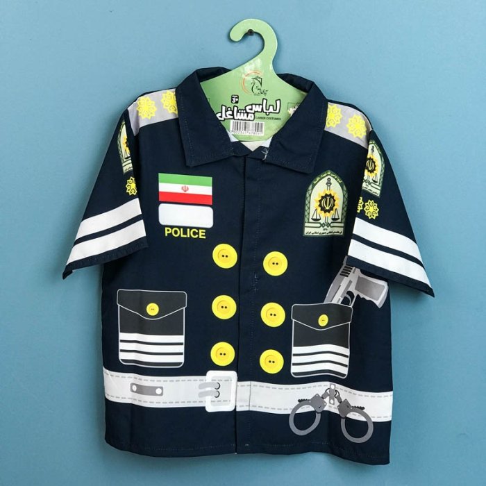 لباس مشاغل کودک پلیس انتظامی کد P/678091/A