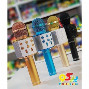 میکروفون اسپیکر دار آبی مدل 858