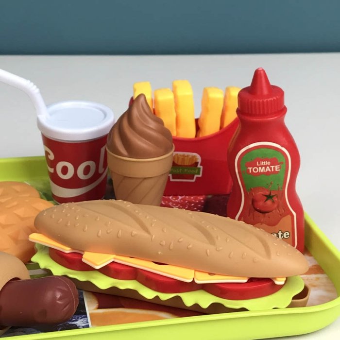 ست اسباب بازی فست فود ساندویچ کد 7210529