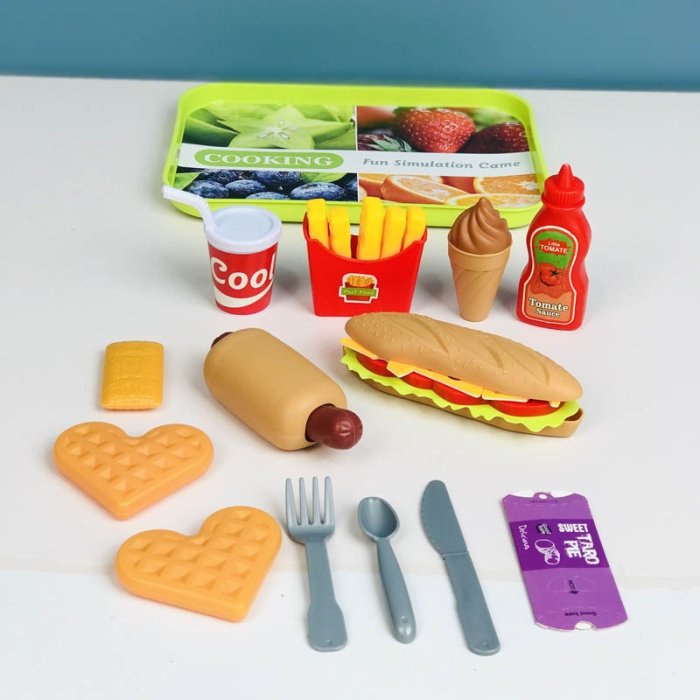 ست اسباب بازی فست فود ساندویچ کد 7210529