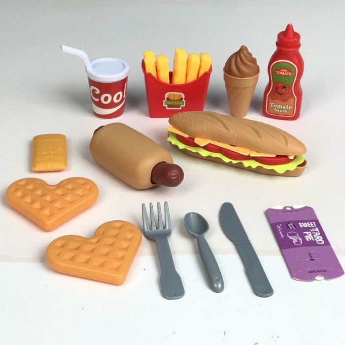 ست اسباب بازی فست فود ساندویچ کد 7210529