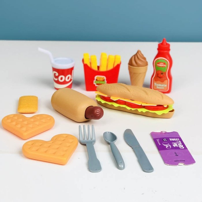 ست اسباب بازی فست فود ساندویچ کد 7210529