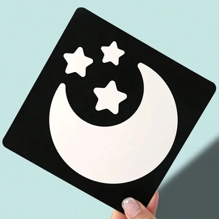 فلش کارت نوزاد سیاه و سفید کد QM271