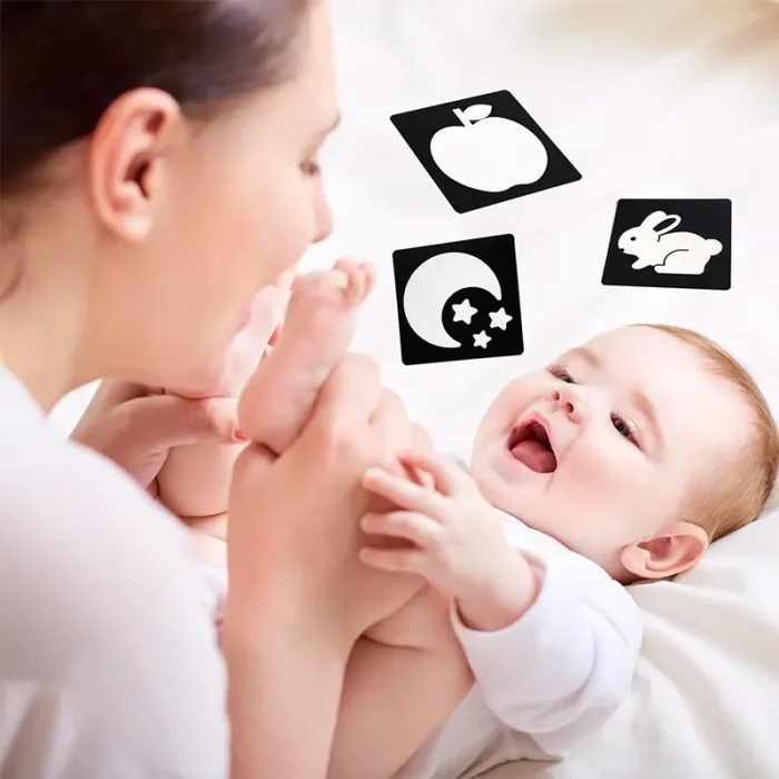 فلش کارت نوزاد سیاه و سفید کد QM271