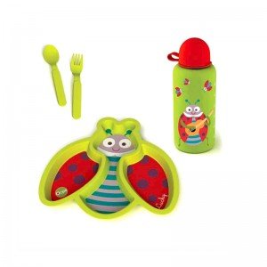 ظرف غذا با قمقمه کودک طرح پینه دوز oops مدل 1901033