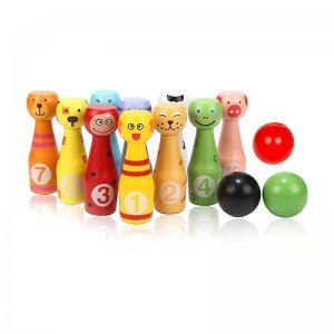 بولینگ چوبی حیوانات مدل 6869