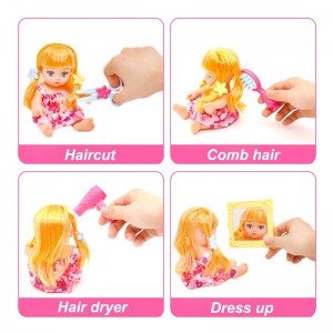 کوله به همراه عروسک و لوازم آرایشی مدل 7639