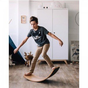 برد تعادلی کودک چوبی بزرگ با زیره خاکستری curvy مدل P/5555/KH