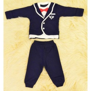 ست دو تكه بلوزو شلوار پسرانه azizbebeكد2473