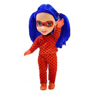 عروسک دخترانه دختر کفشدوزکی بزرگ موزیکال  مدل 9289