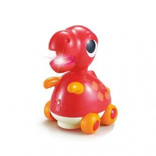 اسباب بازی موزیکال طرح دایناسور قرمز هولی تویز Huile Toys مدل P/6110/GH