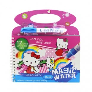 کتاب نقاشی و رنگ آمیزی با ماژیک جادویی طرح کیتی  مدل BH302