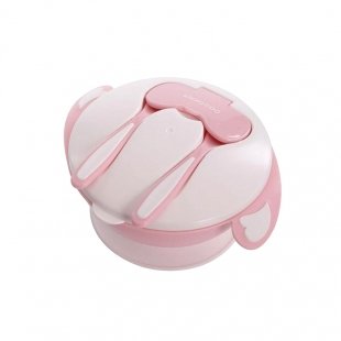 ظرف غذا کودک 4 کاره صورتی کیکابو Kikka Boo مدل 318287