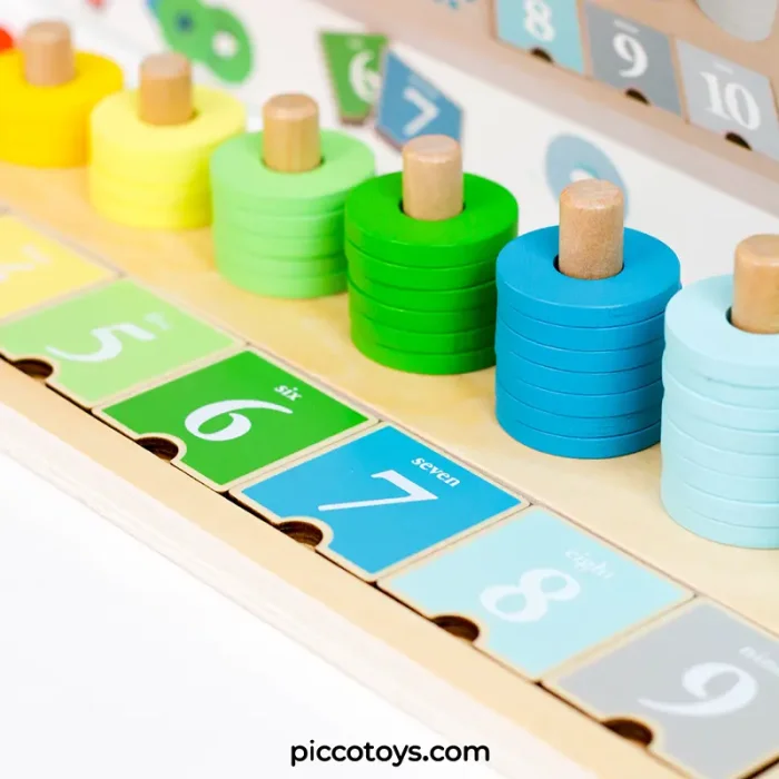 تخته چوبی شمارش اعداد کلاسیک ورلد Classic World Counting Stacker کد 54556