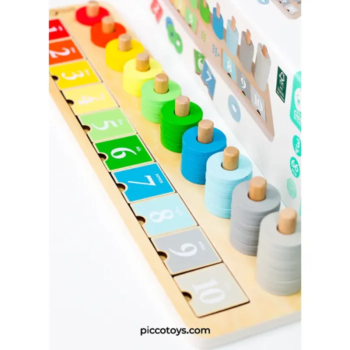 تخته چوبی شمارش اعداد کلاسیک ورلد Classic World Counting Stacker کد 54556
