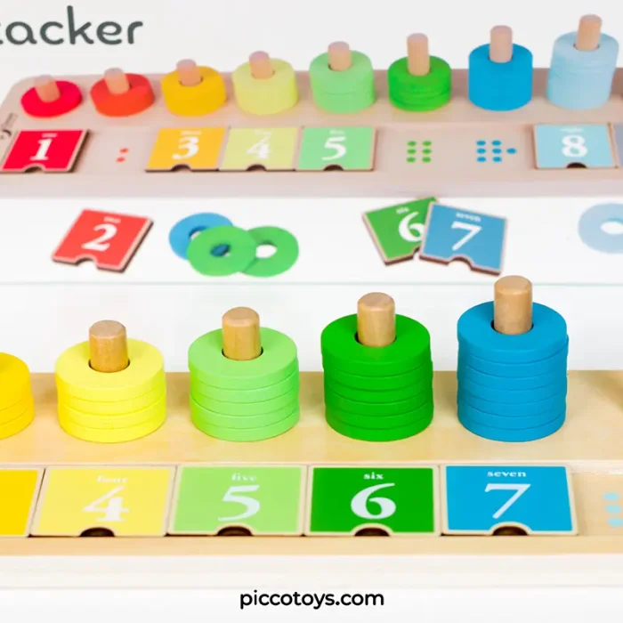 تخته چوبی شمارش اعداد کلاسیک ورلد Classic World Counting Stacker کد 54556