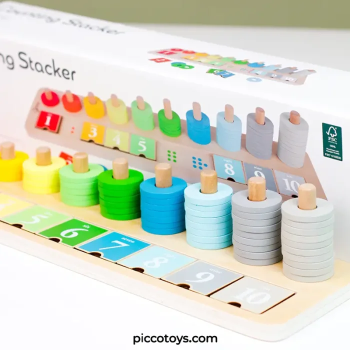 تخته چوبی شمارش اعداد کلاسیک ورلد Classic World Counting Stacker کد 54556