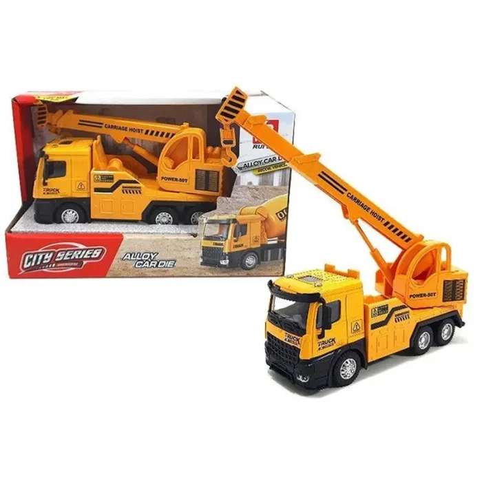اسباب بازی ماشین راهسازی مدل جرثقیل قدرتی کد RJ69687