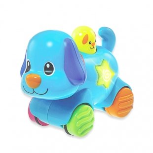 اسباب بازی موزیکال سگ چرخ دار winfun مدل 00733