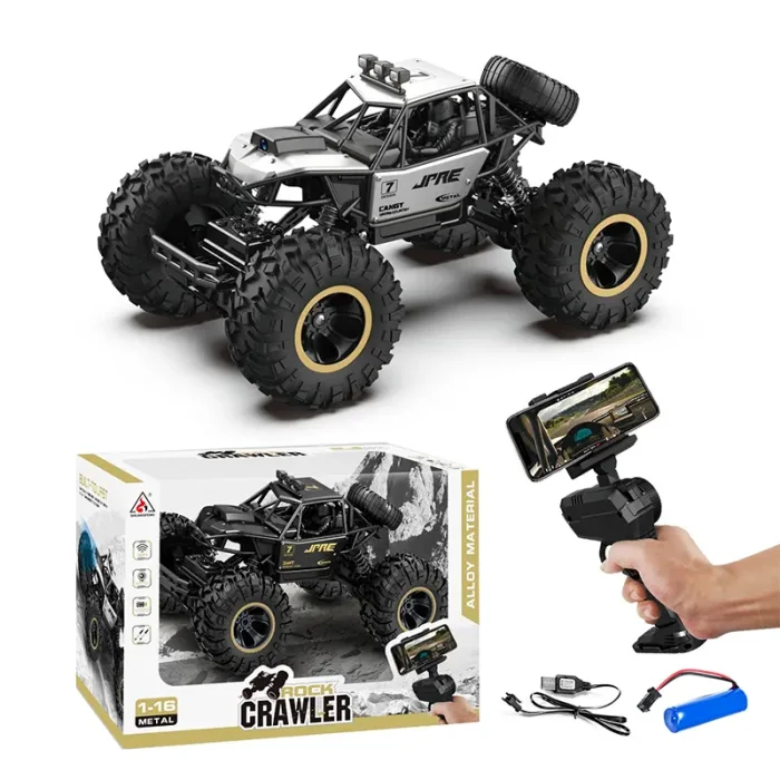 ماکت ماشین کنترلی آفرود با دوربین TRUCK ROCK CRAWLER کد 2093