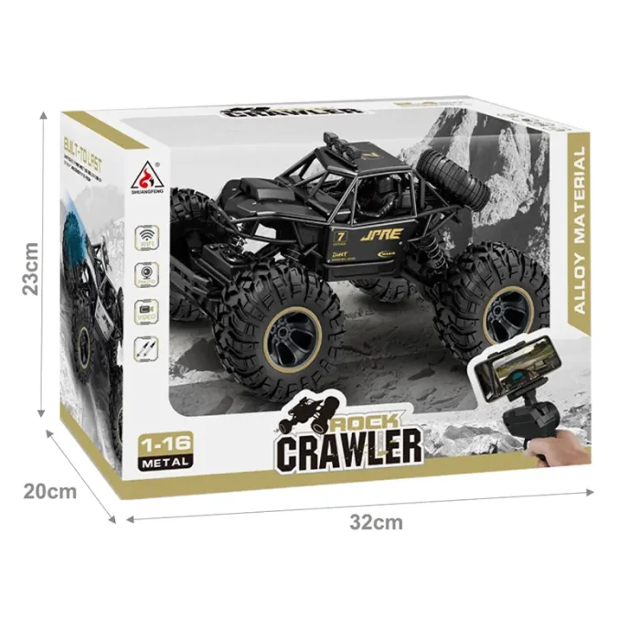 ماکت ماشین کنترلی آفرود با دوربین TRUCK ROCK CRAWLER کد 2093