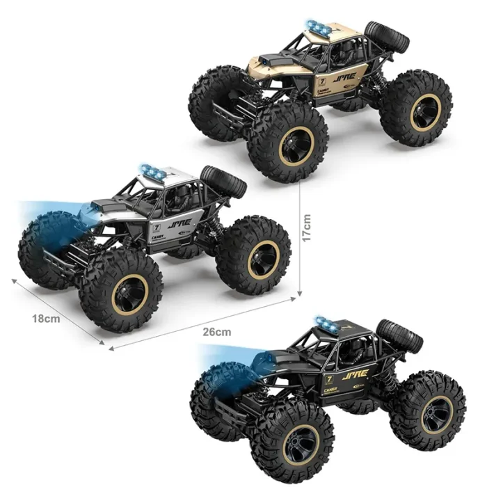 ماکت ماشین کنترلی آفرود با دوربین TRUCK ROCK CRAWLER کد 2093
