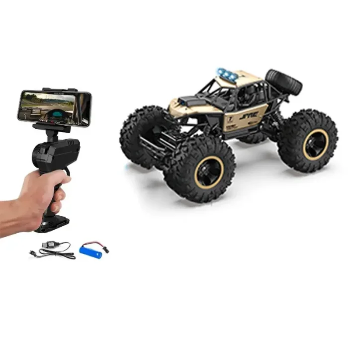 ماکت ماشین کنترلی آفرود با دوربین TRUCK ROCK CRAWLER کد 2093