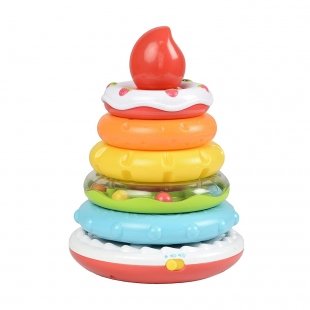 اسباب بازی موزیکال حلقه هوش و استوانه کیک تولد  Winfun مدل 00730