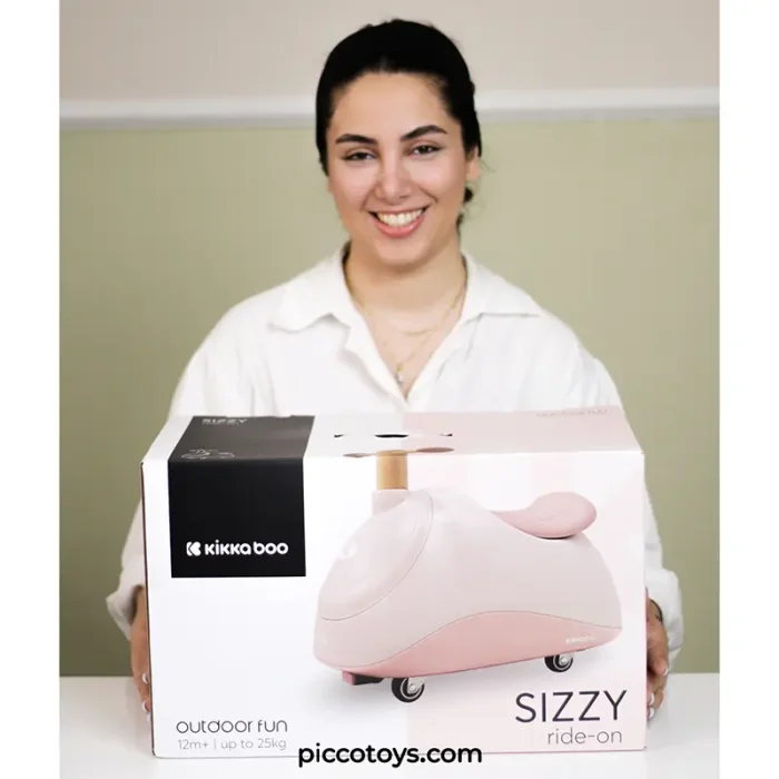 ماشین پایی کودک کیکابو سیزی kikkaboo Sizzy رنگ صورتی کد 6881929