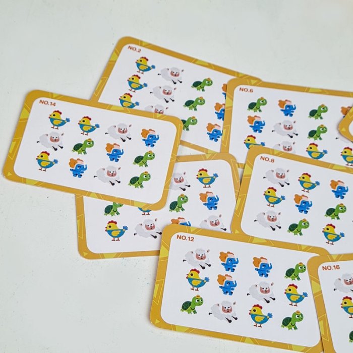 اسباب بازی تطبیق چوبی حیوانات کد JHTOY878