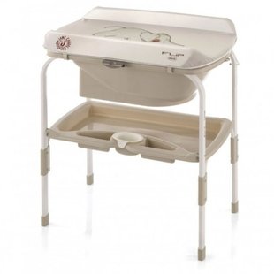 وان پایه دار قهوه ای و کرم طرح فیل jane کد6622R23