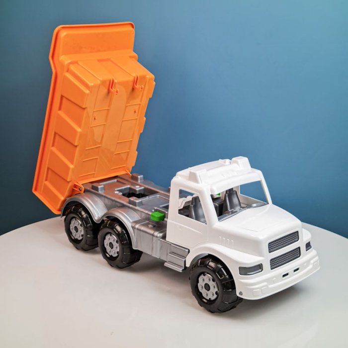 کامیون اسباب بازی خاکریز Maxi Truck سفید کد 6904F8