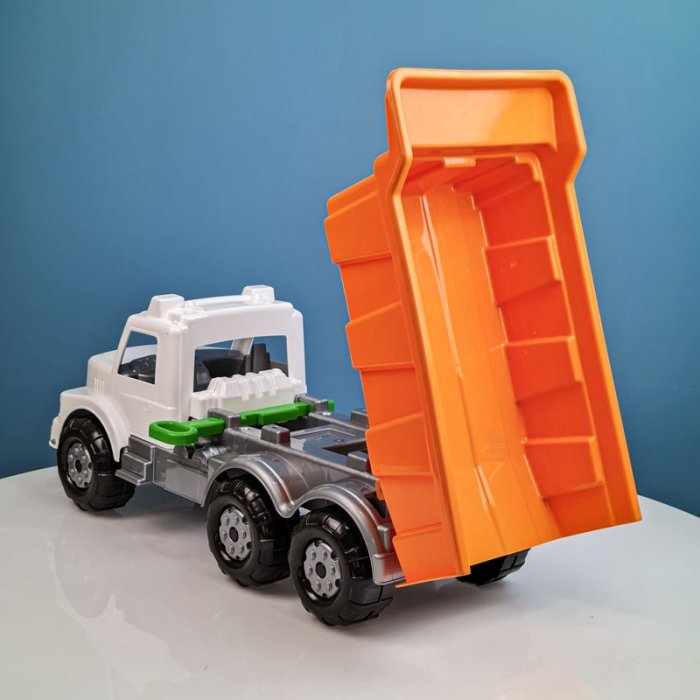 کامیون اسباب بازی خاکریز Maxi Truck سفید کد 6904F8