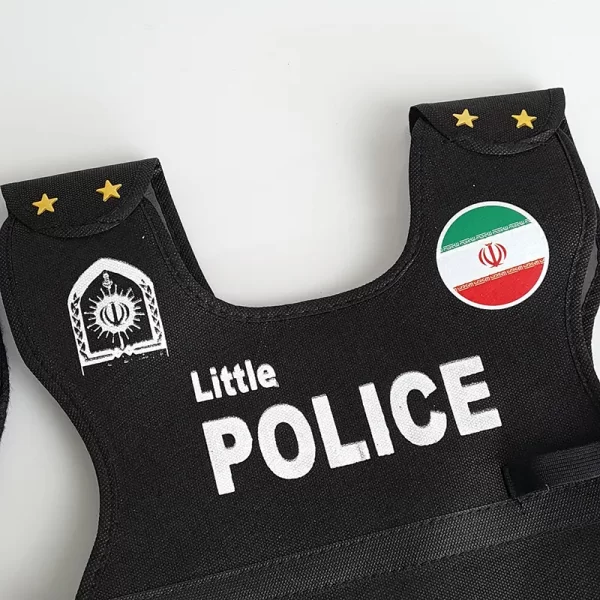 لباس مشاغل کودک جلیقه پلیس کودک با لوازم کد P/4027740/B