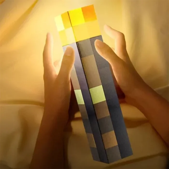 چراغ خواب ماینکرفت مدل مشعل MINECRAFT TORCH کد CTT639
