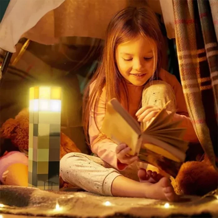 چراغ خواب ماینکرفت مدل مشعل MINECRAFT TORCH کد CTT639