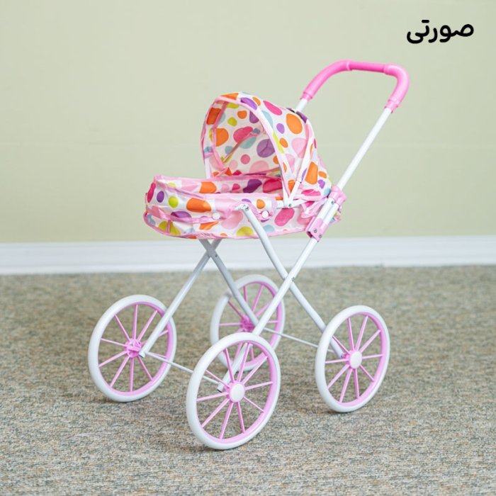 کالسکه عروسک خال خالی کد 7560824