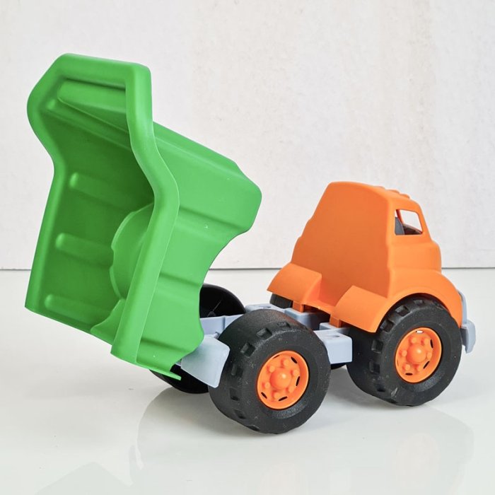 اسباب بازی کامیون خاکریز نارنجی سبز کد P/300048/A