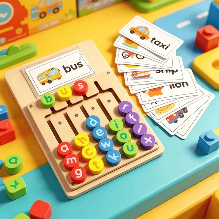 پازل آموزشی حروف الفبا انگلیسی WORLD SPELLING کد MWDH2511