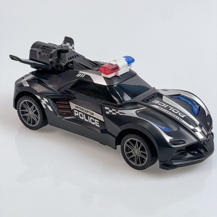 اسباب بازی ماشین پلیس کنترلی رنگ مشکی کد P/KM6602/ME